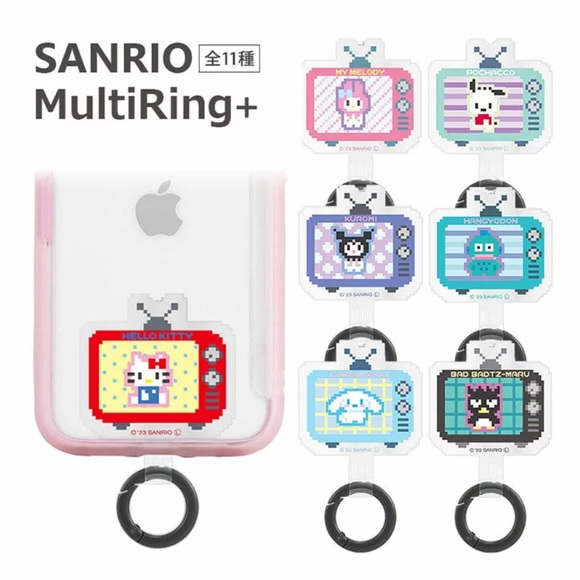 BNIB Japan Sanrio Multi Ring Plus - Tuxedo Sam/ Retro Game - Picture 7 of 10